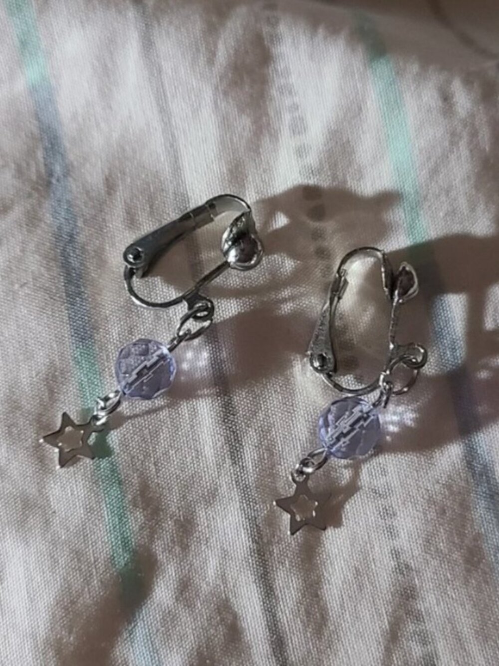 Clip On Star Earrings